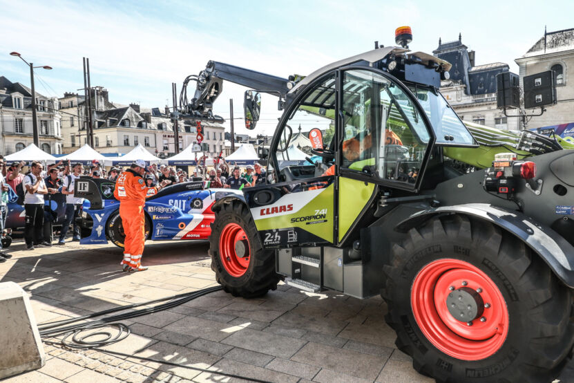 Der batterieelektrische Scorpion von Claas