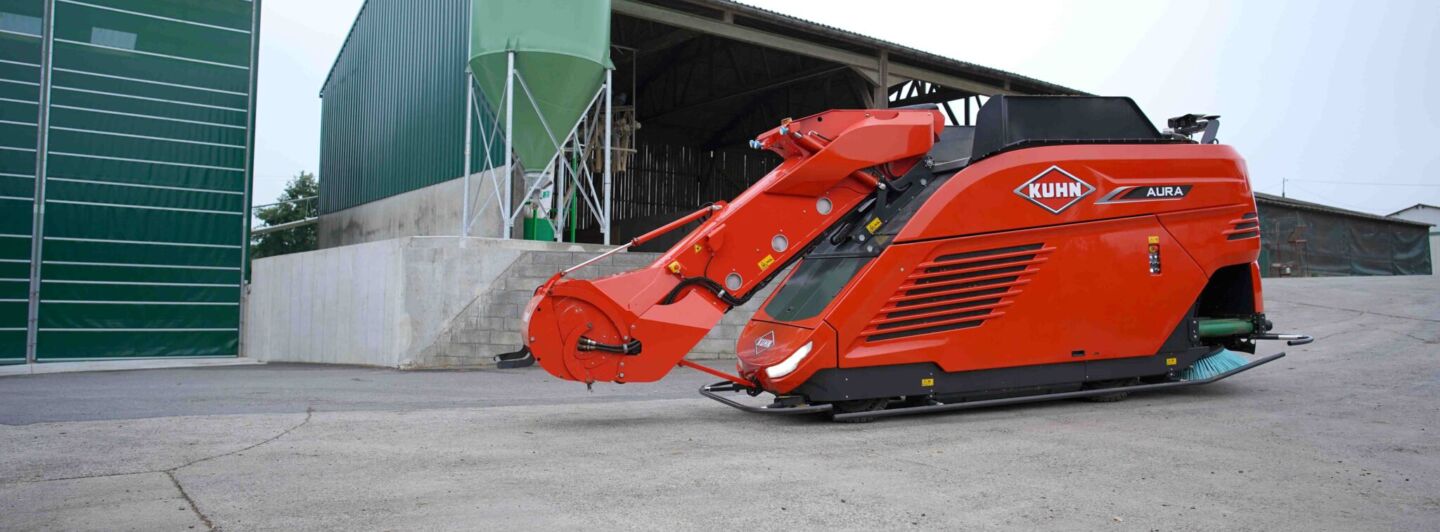 Kuhn präsentiert mit Aura seinen autonomen selbstfahrenden Futtermischwagen auf der EuroTier